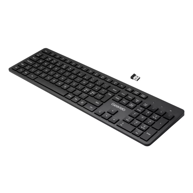 eSTUFF GLB212102 tastatūra biroja USB QWERTY ziemeļvalstu melna