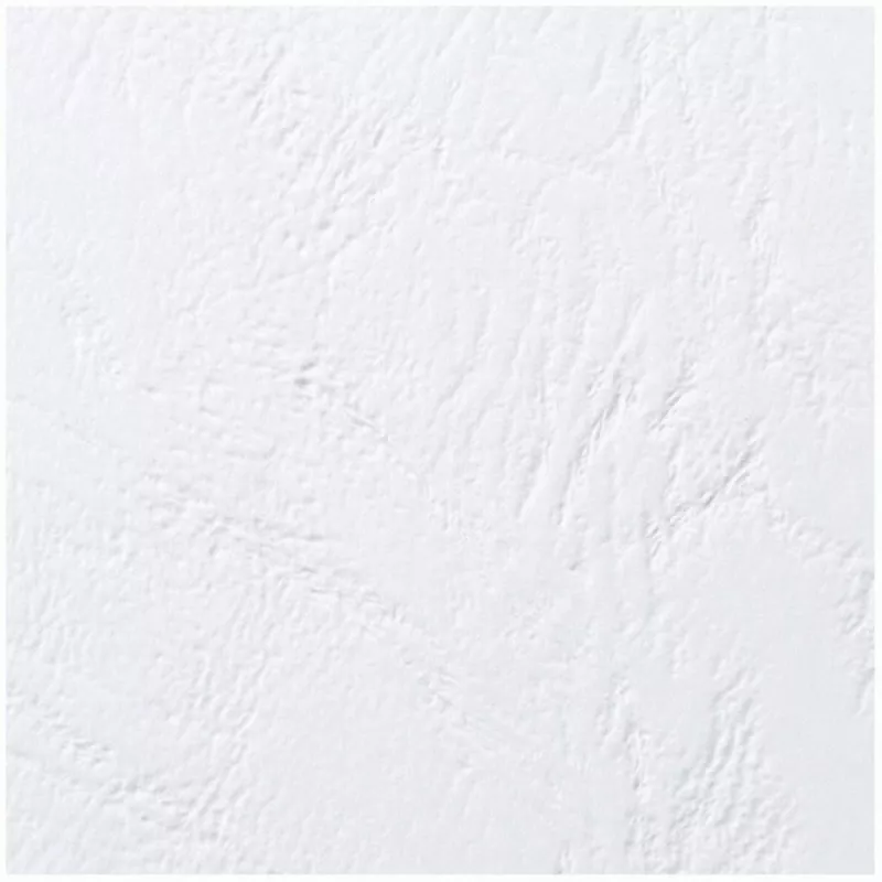 GBC Iesiešanas vāki LeatherGrain A4 250 g/m², A4, Kartons, Balts, 250 g/m², 210 mm, 298 mm