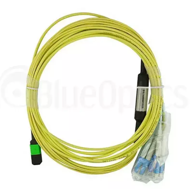 BlueOptics CBL-MPO12-4LC-SMF-3M-BO InfiniBand optiskās šķiedras kabelis 3m MPO 4x LC