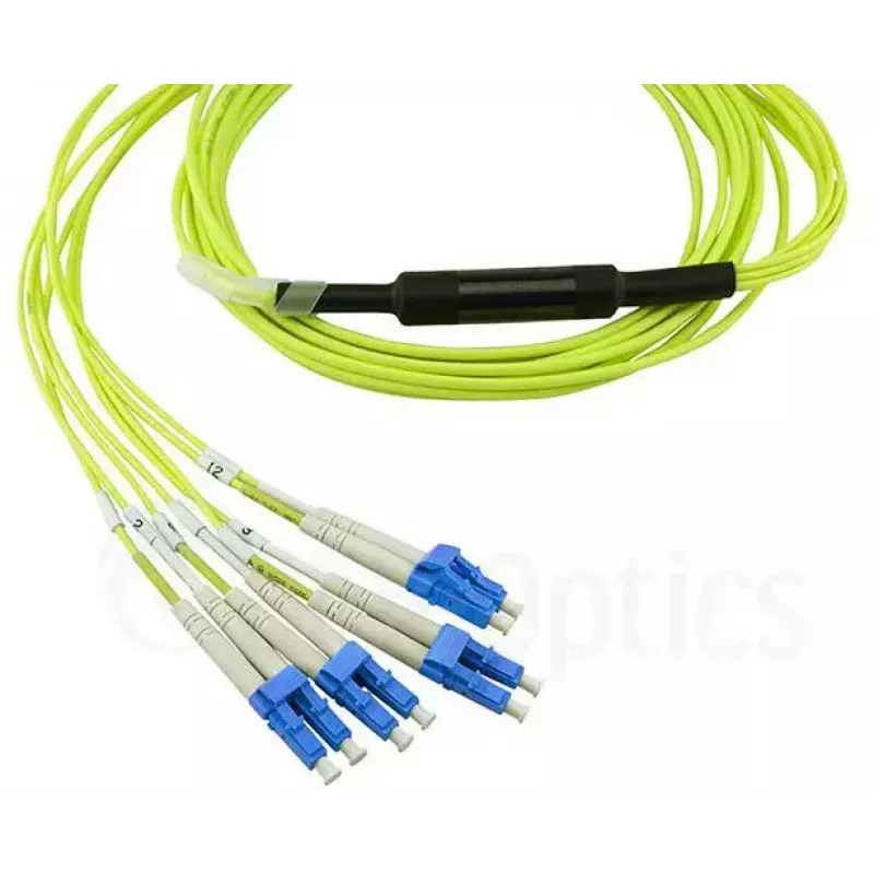 BlueOptics CBL-MPO12-4LC-SMF-3M-BO InfiniBand optiskās šķiedras kabelis 3m MPO 4x LC