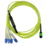 BlueOptics CBL-MPO12-4LC-SMF-3M-BO InfiniBand optiskās šķiedras kabelis 3m MPO 4x LC
