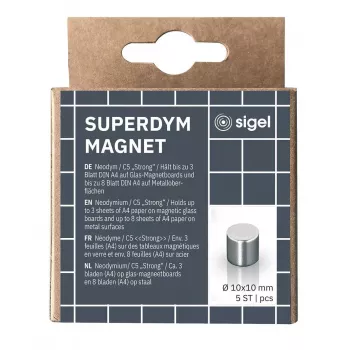 Craft Magnet Cylinder Sigel BA700 Neodymium Silver 10mm