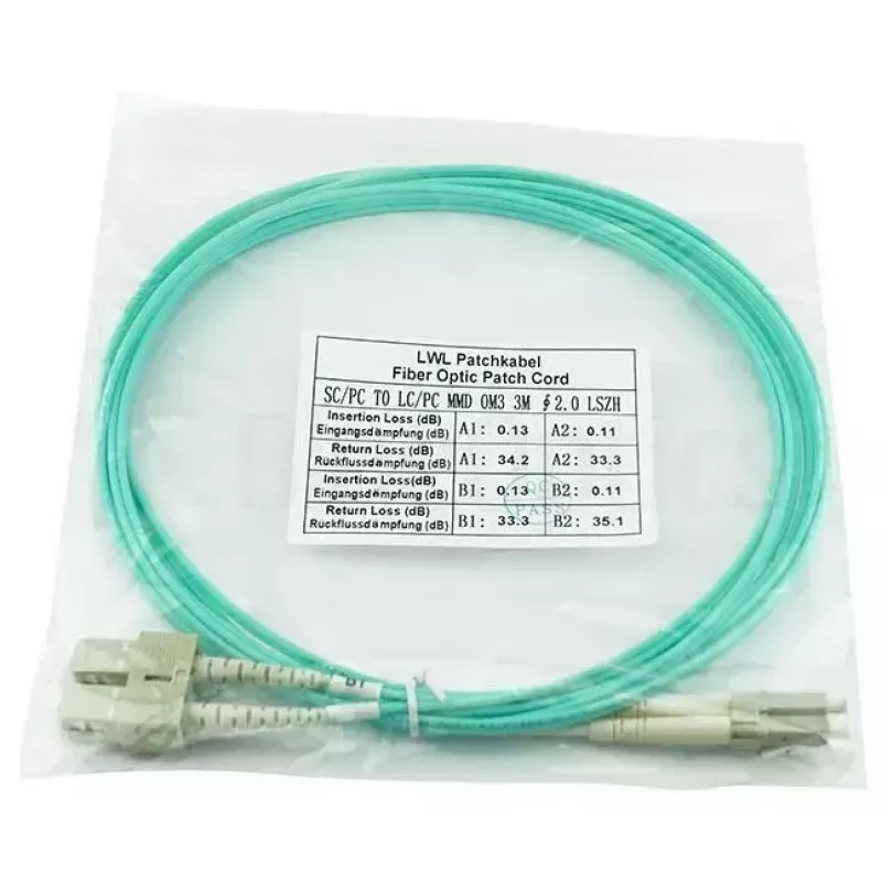 InfiniBand/optiskais kabelis BlueOptics 055702T512000001M-BO 1 m 2x LC 2x SC LC/APC