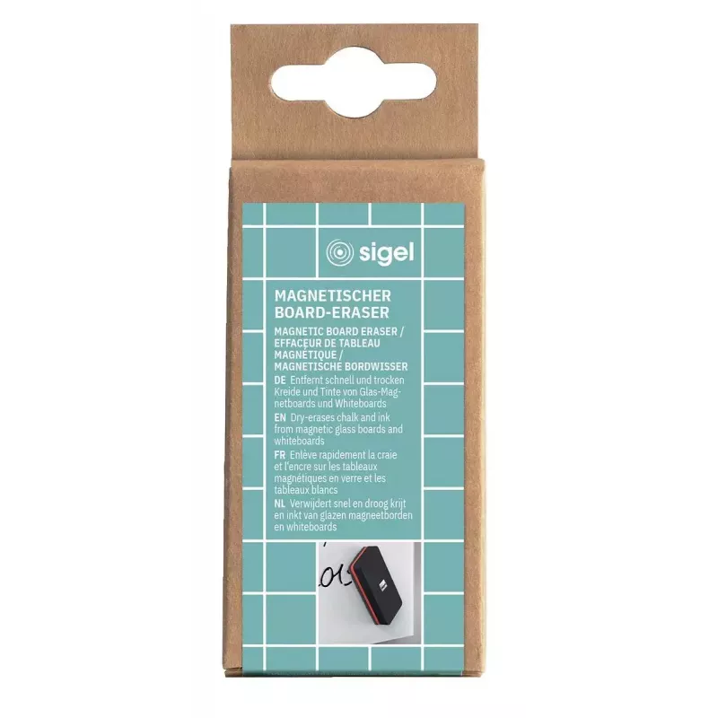Eraser Sigel BA187 EVA Fleece Melns Red 90x45x26mm