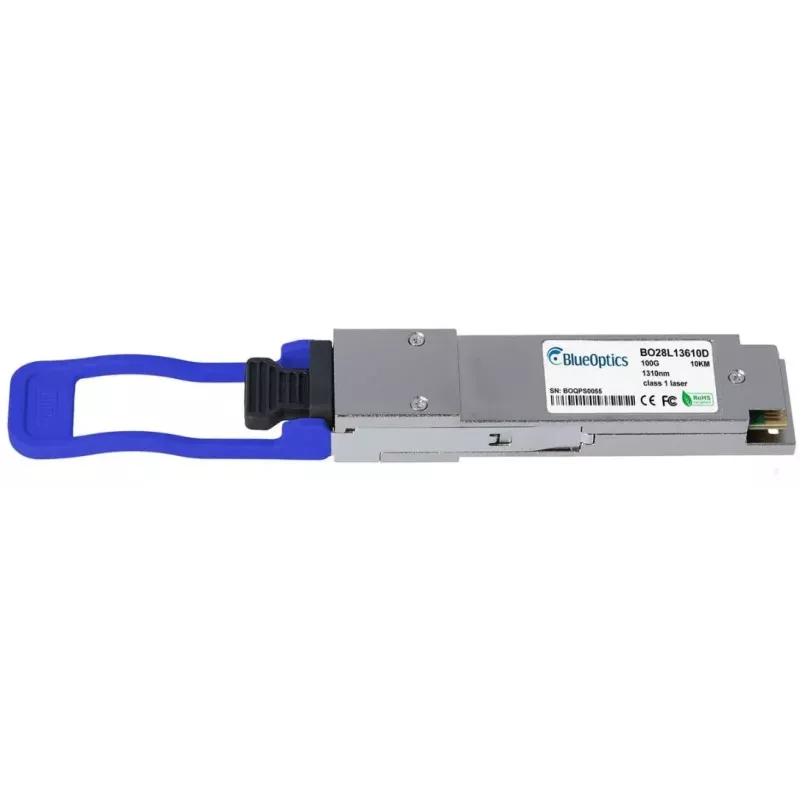 Optisko šķiedru raiduztvērēja modulis BlueOptics 100GQSFP-LR4-4= ar QSFP28 saskarni