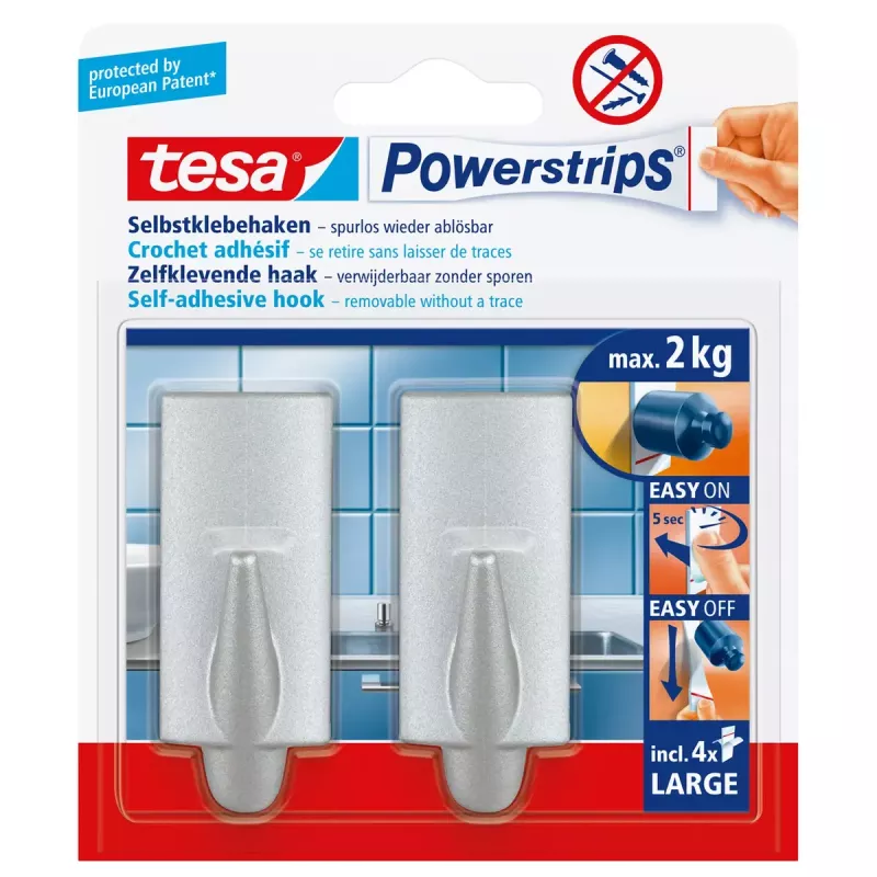 Universāls āķis TESA Powerstrips Hooks Large TREND