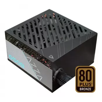 Barošanas bloks AZZA PSAZ-650B (ATX3.1) 650 W, 20+4 kontaktu ATX, nemodulārs, 80 PLUS Bronze, melns