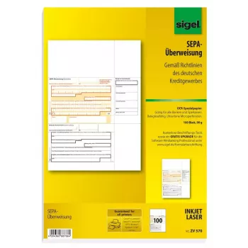 Biznesa veidlapa Sigel ZV570