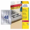 Pašlīmējošās printera etiķetes Avery L6009-8