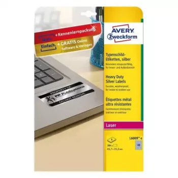 Pašlīmējošās printera etiķetes Avery L6009-8