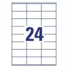 Pašlīmējošā etiķete Taisnstūris AVERY LR3475-10