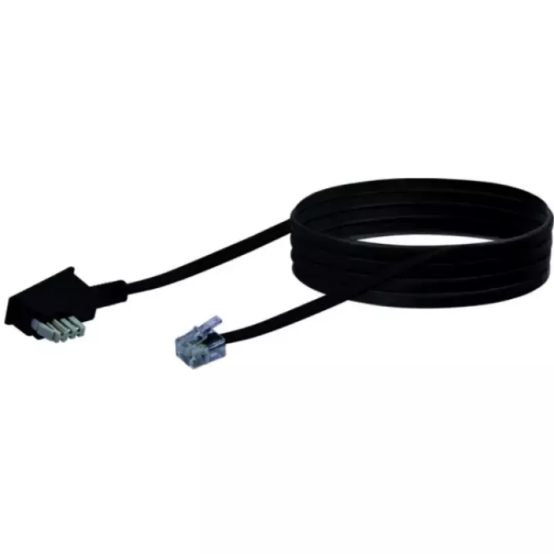 Kabelis RJ-11 Schwaiger TAL6236533 6.0m TAE-N Melns