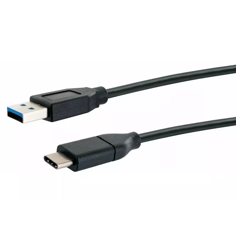 USB kabelis Schwaiger LK 050 C USB 3.2 Gen 2 0,5 m USB A USB C melns