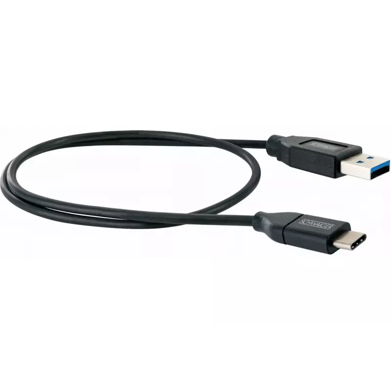 USB kabelis Schwaiger LK 050 C USB 3.2 Gen 2 0,5 m USB A USB C melns