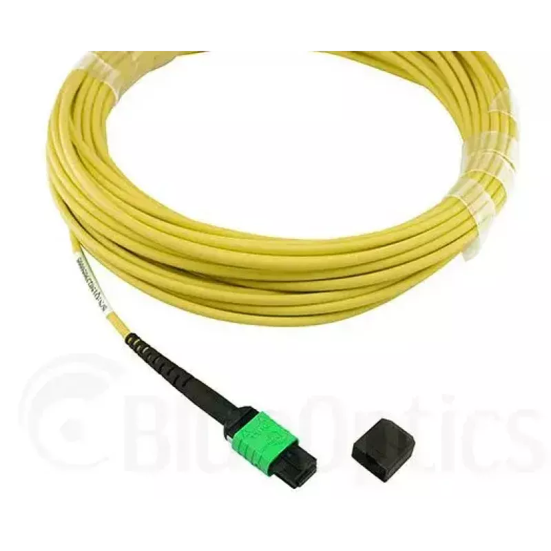 Šķiedru optiskais kabelis MPO 4x LC BlueOptics CBL-MPO12-4LC-SMF-10M 10m G.657.A1