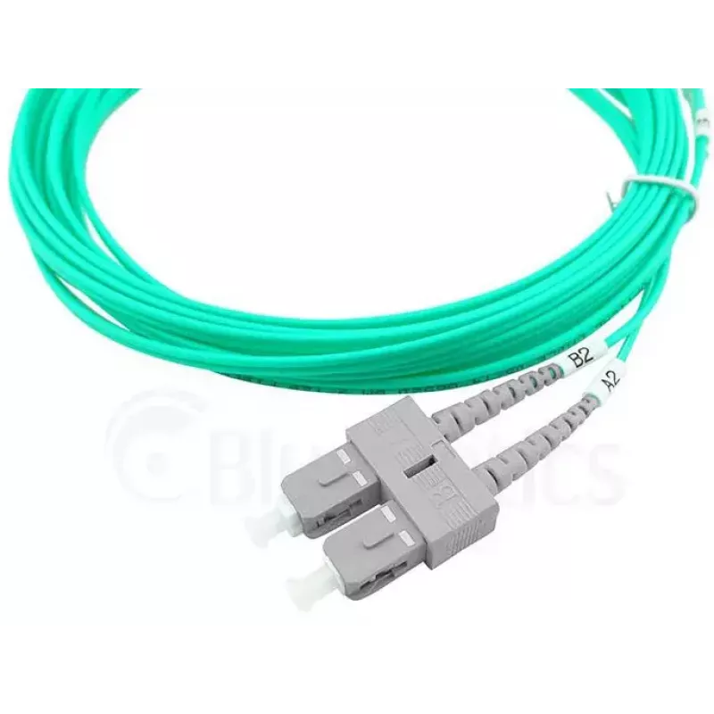 Optiskās šķiedras kabelis BlueOptics SFP3233EU0.5MK SC ST OM3 0.5 m Aqua