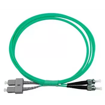 Optiskās šķiedras kabelis BlueOptics SFP3233EU0.5MK SC ST OM3 0.5 m Aqua