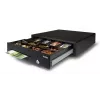 Elektroniskā kases atvilktne Safescan SD-4141, tērauda korpuss, melna, 410 × 415 × 115 mm, komplektā 6 atslēgas