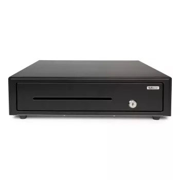 Elektroniskā kases atvilktne Safescan SD-4141, tērauda korpuss, melna, 410 × 415 × 115 mm, komplektā 6 atslēgas