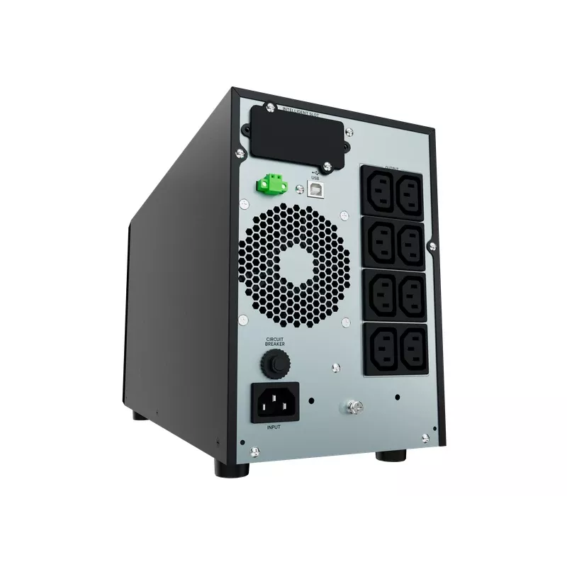 Vertiv Liebert GXE3-1500IMT nepārtrauktās barošanas avots (UPS) Dubultā pārveidošana (Tiešsaiste) 1,5 kVA 1350 W 8 maiņstrāvas izejas ligzdas