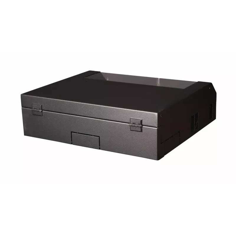Pie sienas stiprināms plaukts Equip plāns Flex 19' 5U korpuss RAL9005 melns