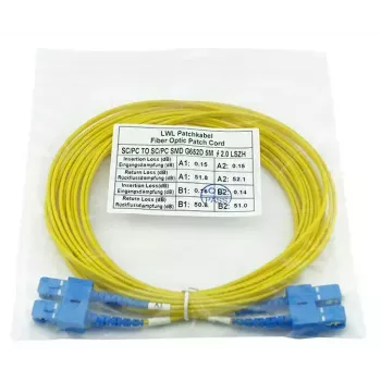 BlueOptics CAB-SMF-SC-SC-3-BO InfiniBand optiskās šķiedras kabelis 3 m SC savienotājs