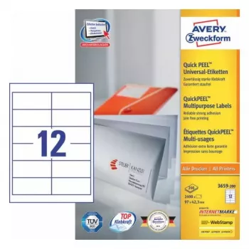 Pašlīmējošā etiķete AVERY 3659-200