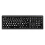 Logickeyboard USB AZERTY franču tastatūra LKB-LPWB-A2M-FR vadu šķērveida slēdži