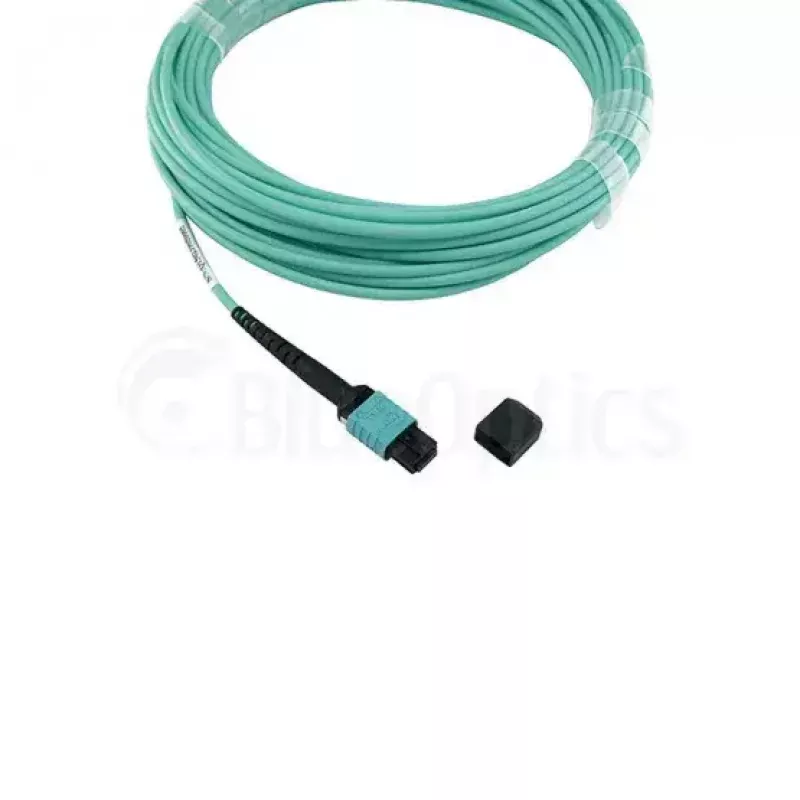 Optiskās šķiedras kabelis BlueOptics CBL-NTWK-0892-OPF30L-BO MPO OM3 3 m ciāna