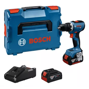 Bosch GSR 18V-65 2100 apgr./min Atslēga 1,06 kg Melns, Zils
