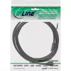 InLine Micro-USB 2.0 pagarinātāja kabelis, Micro-B vīr./siev., melns/zelts, 2m