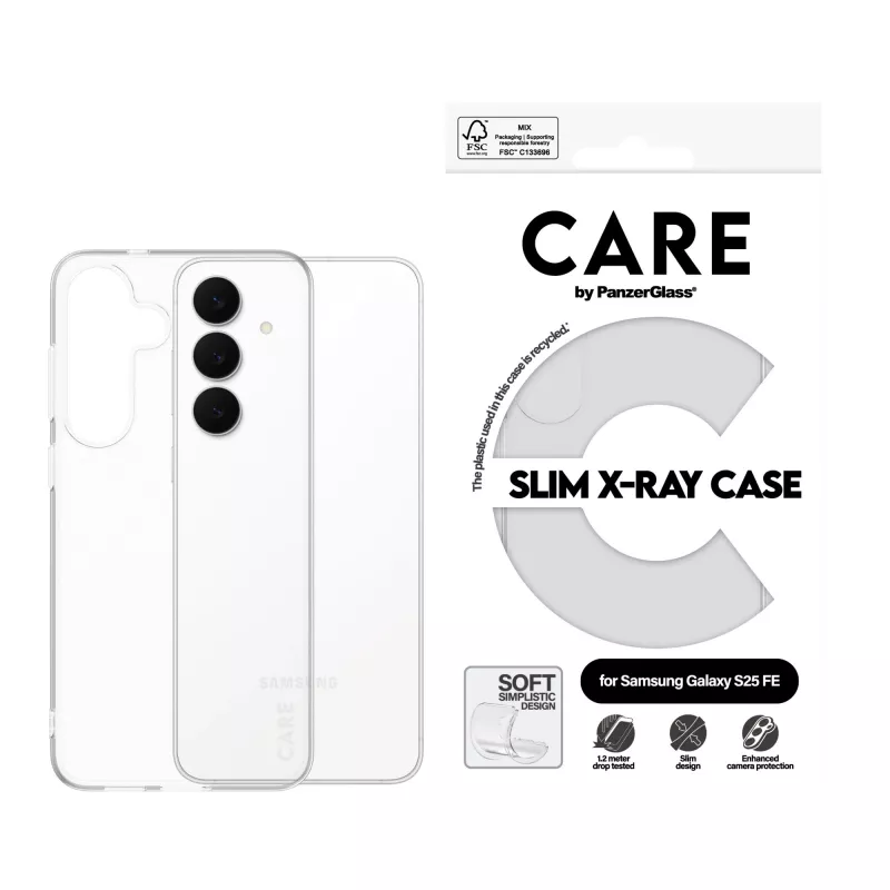PanzerGlass CARE™ by ® X-Ray vāciņš Samsung Galaxy S25 FE 5G