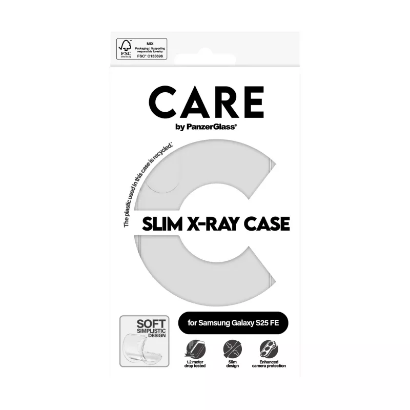 PanzerGlass CARE™ by ® X-Ray vāciņš Samsung Galaxy S25 FE 5G