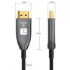 Techly ICOC HDMI-HY8-030 HDMI kabelis 30 m HDMI Type A (Standard) Melns