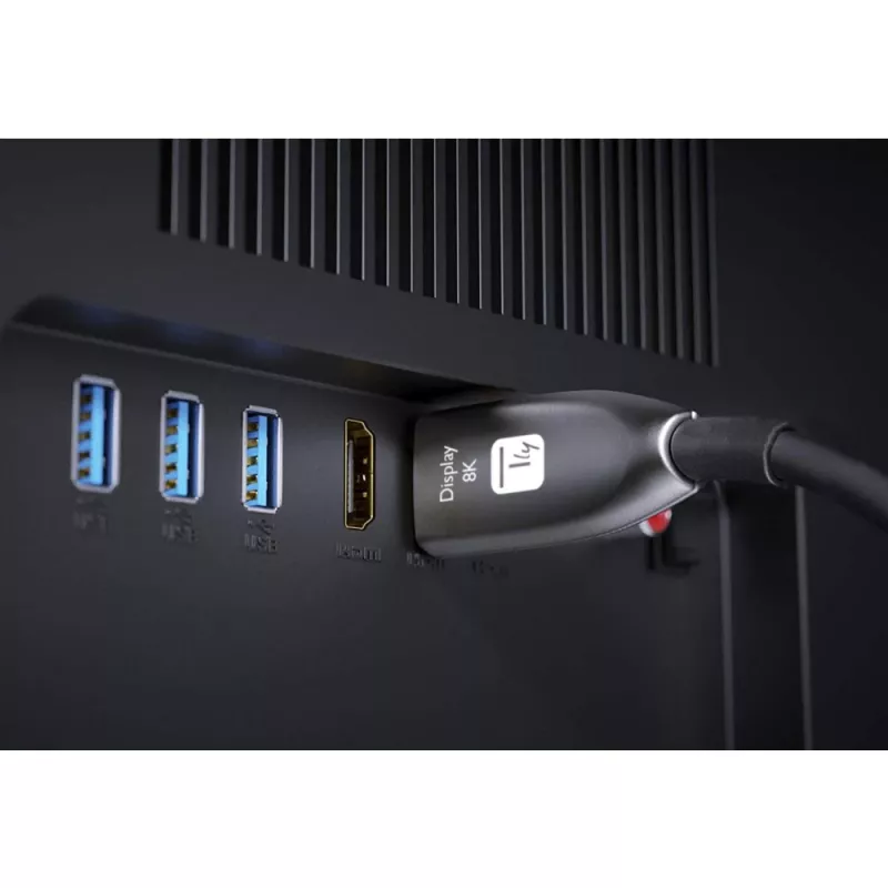 Techly ICOC HDMI-HY8-030 HDMI kabelis 30 m HDMI Type A (Standard) Melns