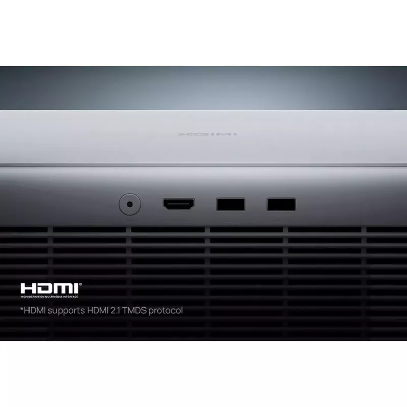 Standarta projicēšanas attāluma projektors XGIMI 1800 ANSI lūmeni LED UHD 4K 3D Balts