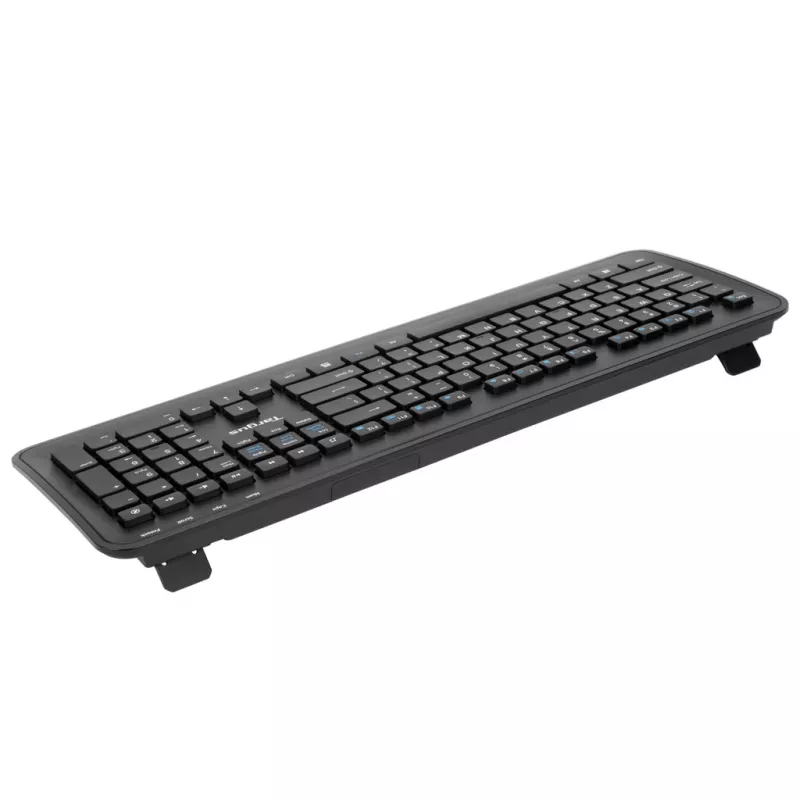Targus AKM610ES tastatūra Pele iekļauta Universāls RF Bezvadu Spāņu Melna