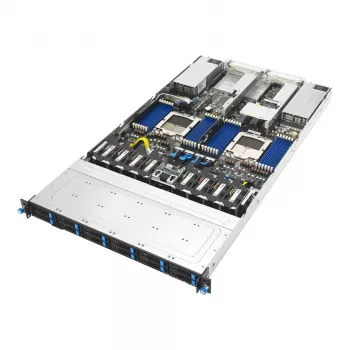 ASUS RS700A-E13-RS12U LGA 6096P Rack (1U) Melns, Sudrabains