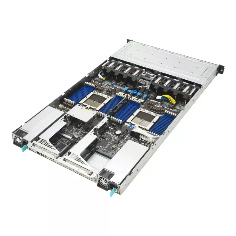 ASUS RS700A-E13-RS12U LGA 6096P Rack (1U) Melns, Sudrabains