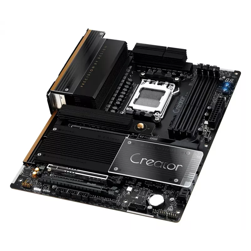 Mātesplate ASRock X870 Taichi Creator ATX — AMD X870, Socket AM5, DDR5, 4 DIMM, 256 GB, 10Gb Ethernet, Wi‑Fi 7