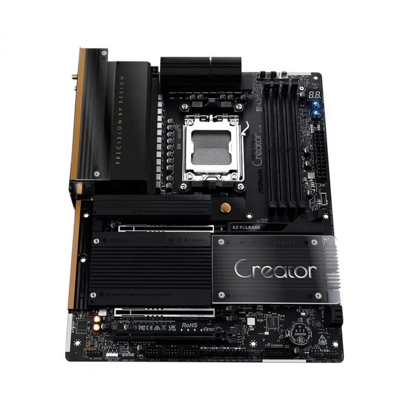 Mātesplate ASRock X870 Taichi Creator ATX — AMD X870, Socket AM5, DDR5, 4 DIMM, 256 GB, 10Gb Ethernet, Wi‑Fi 7