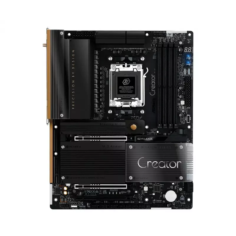 Mātesplate ASRock X870 Taichi Creator ATX — AMD X870, Socket AM5, DDR5, 4 DIMM, 256 GB, 10Gb Ethernet, Wi‑Fi 7
