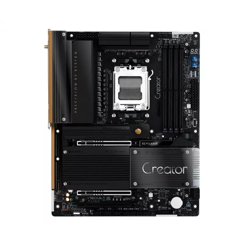 Mātesplate ASRock X870 Taichi Creator ATX — AMD X870, Socket AM5, DDR5, 4 DIMM, 256 GB, 10Gb Ethernet, Wi‑Fi 7