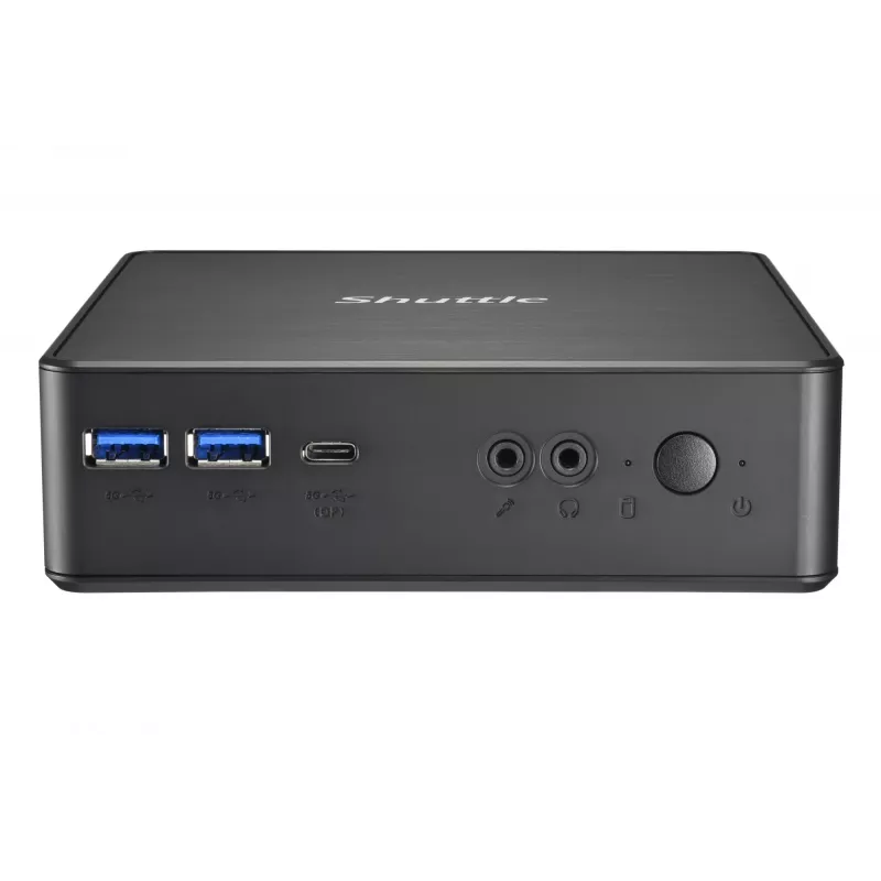 Shuttle Nano PC NC4010BAV2, Intel Celeron 7305, 8GB DDR4, 128GB M.2, 1x HDMI, 1x DP, 7x USB, 1x LAN, iekļauts VESA un statīvs