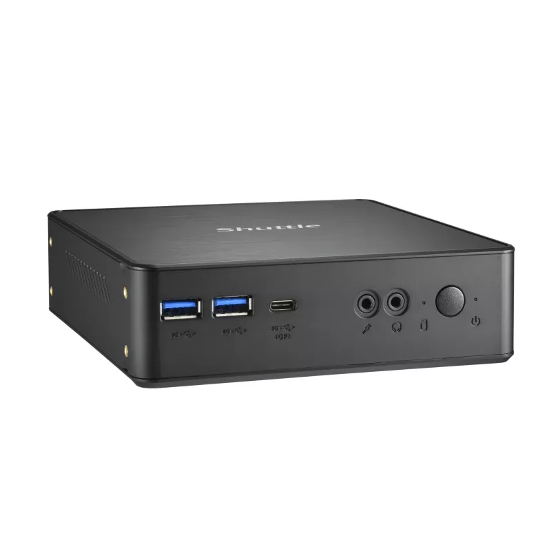Shuttle Nano PC NC4010BAV2, Intel Celeron 7305, 8GB DDR4, 128GB M.2, 1x HDMI, 1x DP, 7x USB, 1x LAN, iekļauts VESA un statīvs