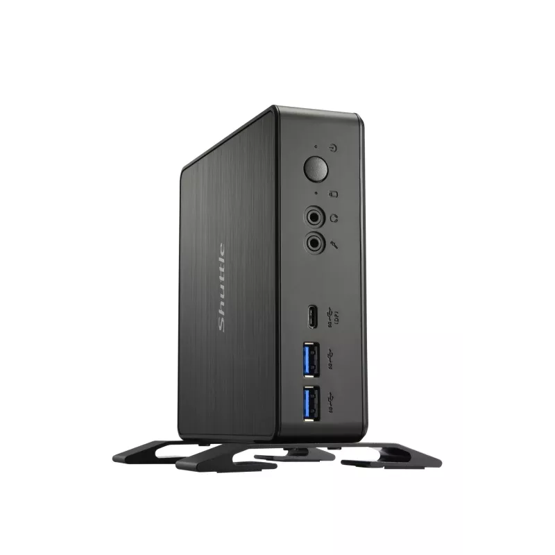 Shuttle Nano PC NC4010BAV2, Intel Celeron 7305, 8GB DDR4, 128GB M.2, 1x HDMI, 1x DP, 7x USB, 1x LAN, iekļauts VESA un statīvs