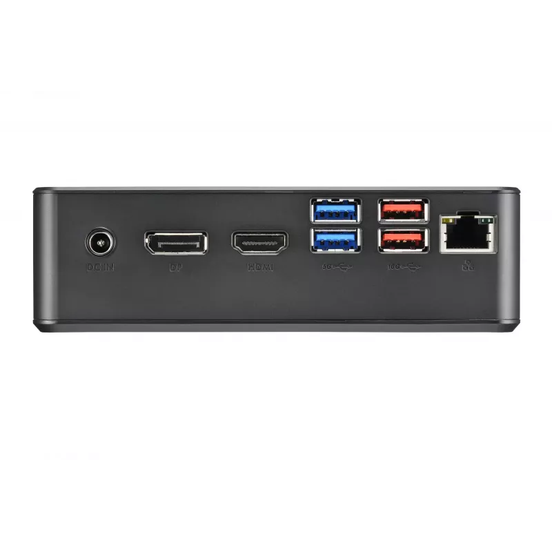 Shuttle Nano PC NC4010BAV2, Intel Celeron 7305, 8GB DDR4, 128GB M.2, 1x HDMI, 1x DP, 7x USB, 1x LAN, iekļauts VESA un statīvs