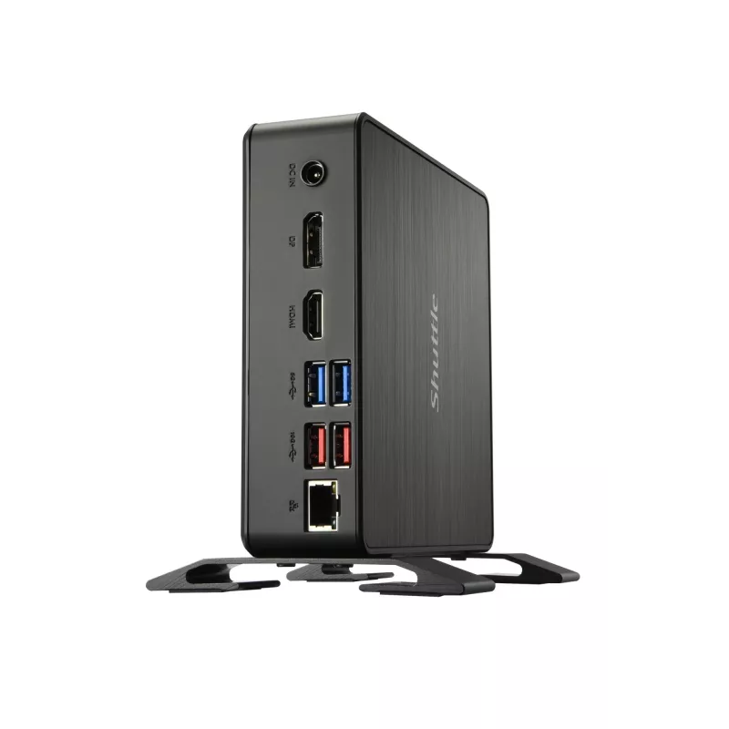 Shuttle Nano PC NC4010BAV2, Intel Celeron 7305, 8GB DDR4, 128GB M.2, 1x HDMI, 1x DP, 7x USB, 1x LAN, iekļauts VESA un statīvs