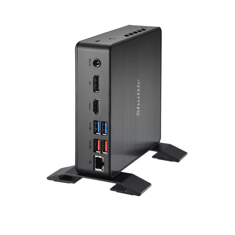 Shuttle Nano PC NC4010BAV2, Intel Celeron 7305, 8GB DDR4, 128GB M.2, 1x HDMI, 1x DP, 7x USB, 1x LAN, iekļauts VESA un statīvs