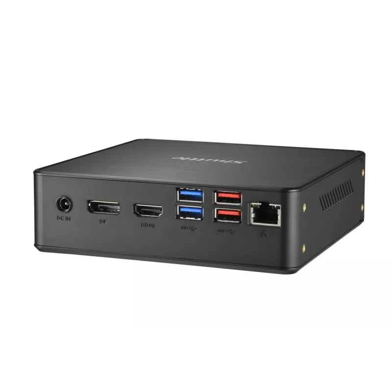 Shuttle Nano PC NC4010BAV2, Intel Celeron 7305, 8GB DDR4, 128GB M.2, 1x HDMI, 1x DP, 7x USB, 1x LAN, iekļauts VESA un statīvs